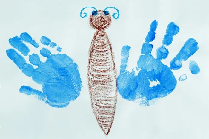 Butterfly Handprint Card