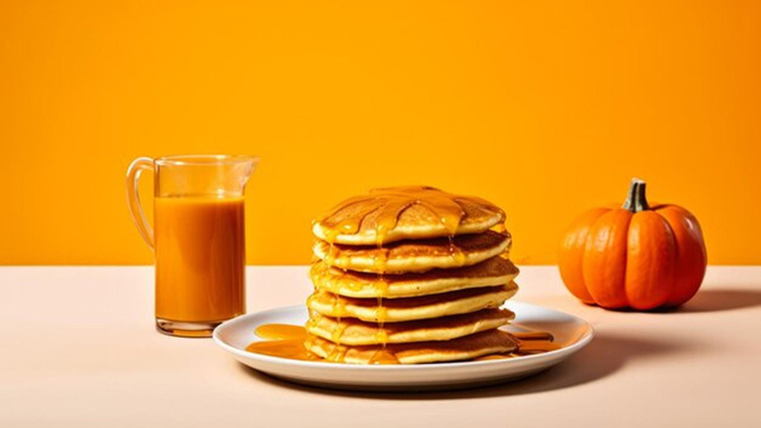 Pumpkin pancakes